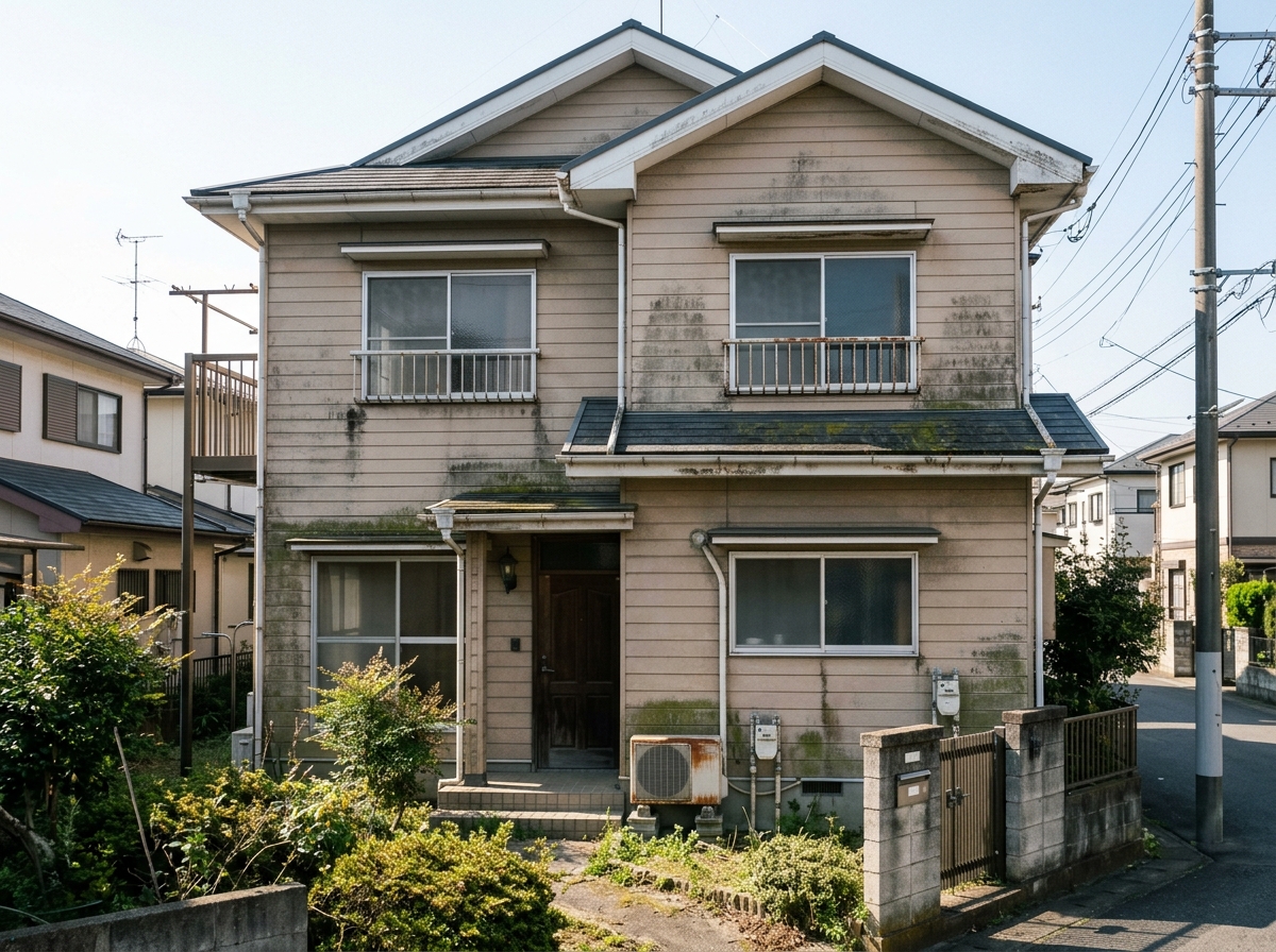 外壁リフォーム施工前（実写差し替え予定）
